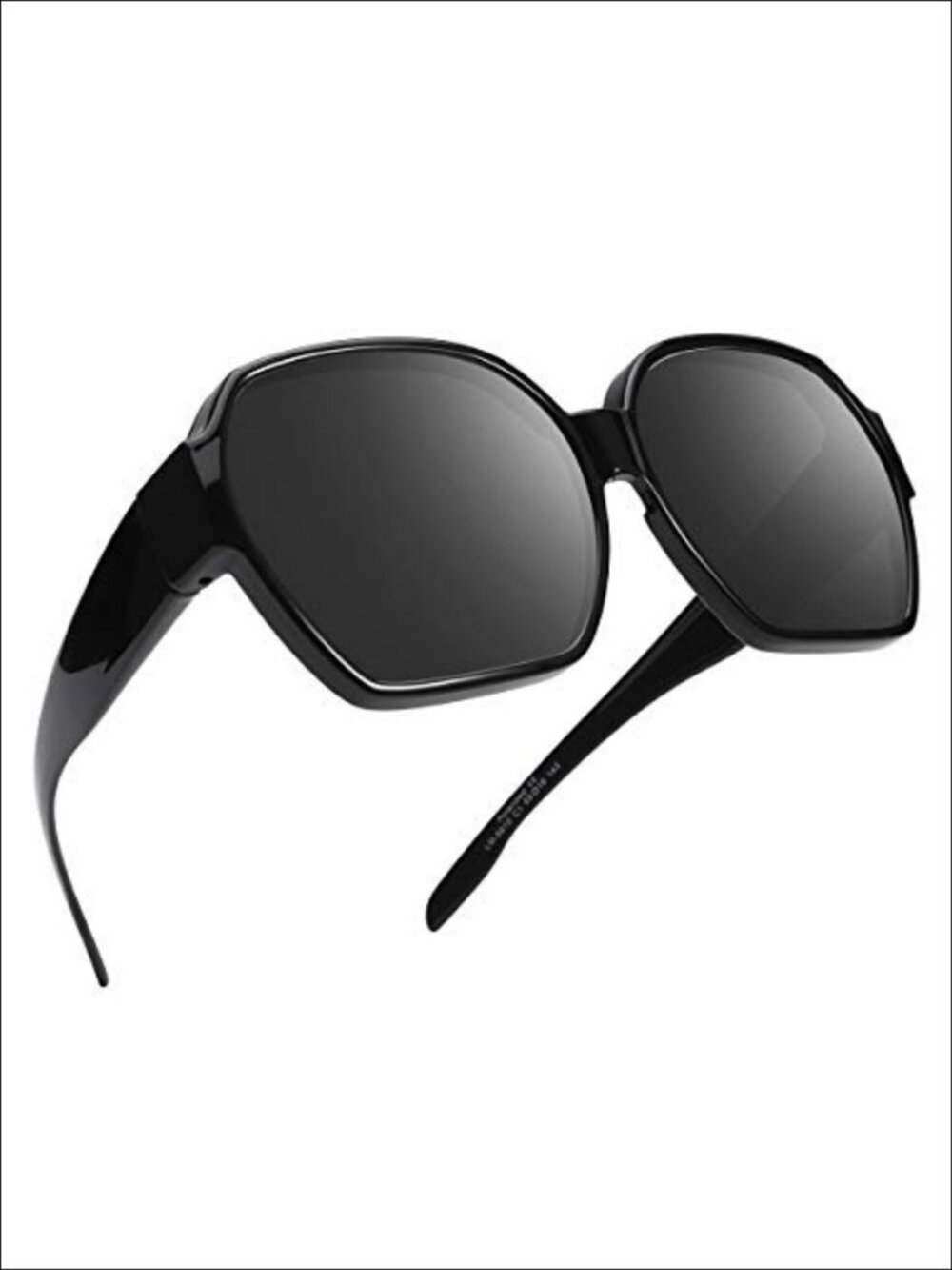 Polarized Fit Over Sunglasses Oversized Square UV400 TR90 Lightweight